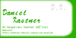 daniel kastner business card